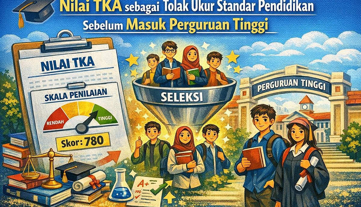 Nilai TKA sebagai Tolak Ukur Standar Pendidikan Sebelum Masuk Perguruan Tinggi