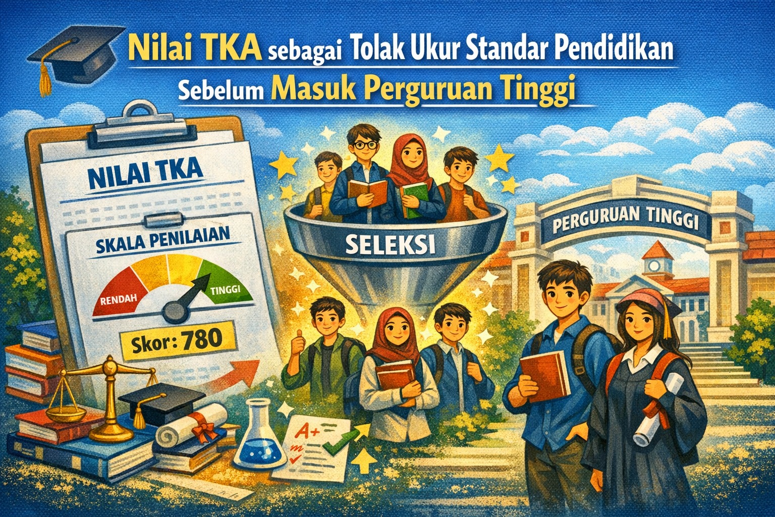 Nilai TKA sebagai Tolak Ukur Standar Pendidikan Sebelum Masuk Perguruan Tinggi