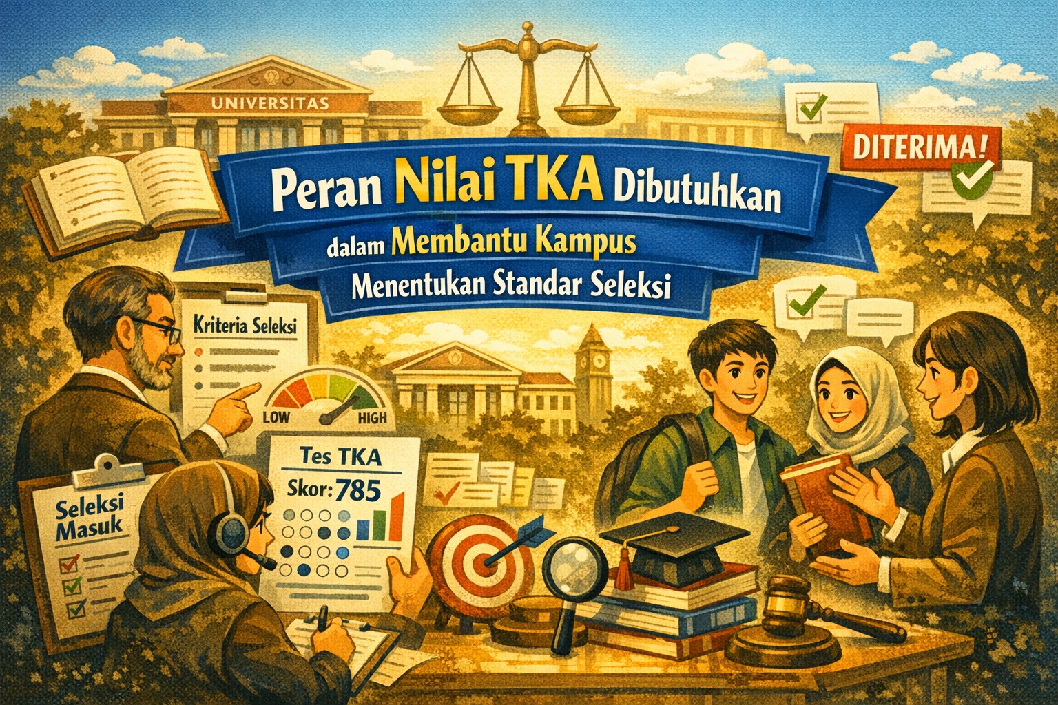 Peran Nilai TKA dalam Membantu Kampus Menentukan Standar Seleksi