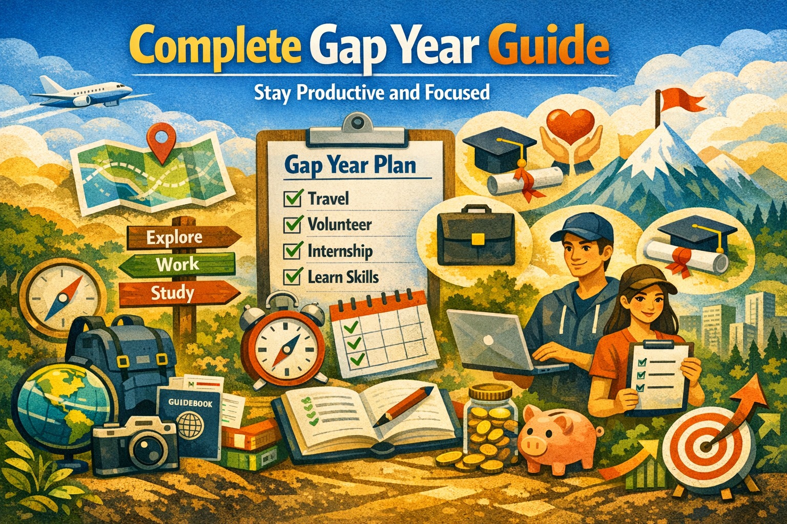 Complete Guide to a Productive and Well Planned Gap Year