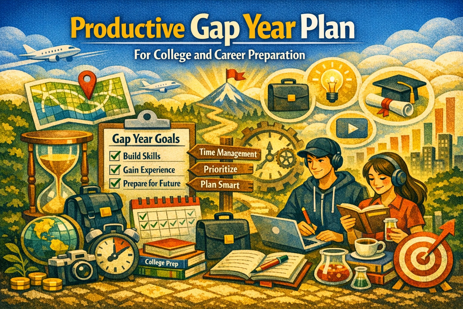 Productive Gap Year Plan for College and Career Preparation