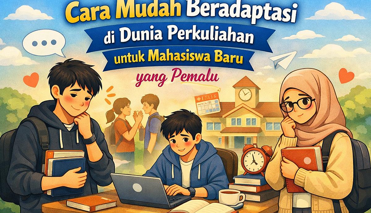 Cara Mudah Beradaptasi di Dunia Perkuliahan untuk Mahasiswa Baru yang Pemalu