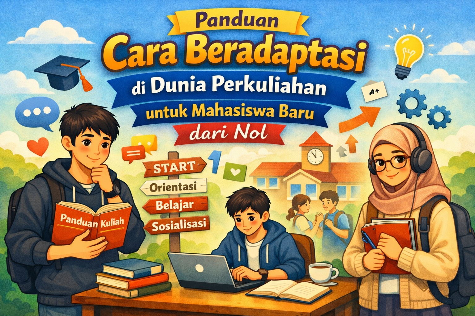 Panduan Cara Beradaptasi di Dunia Perkuliahan untuk Mahasiswa Baru dari Nol