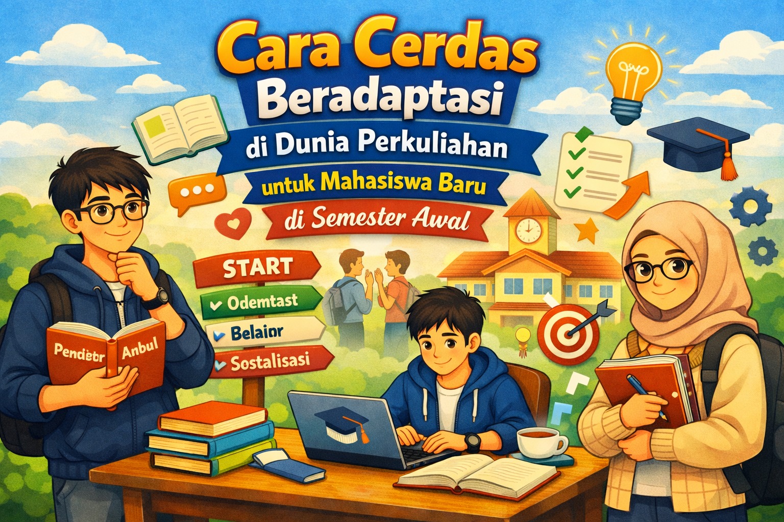 Cara Cerdas Beradaptasi di Dunia Perkuliahan untuk Mahasiswa Baru di Semester Awal