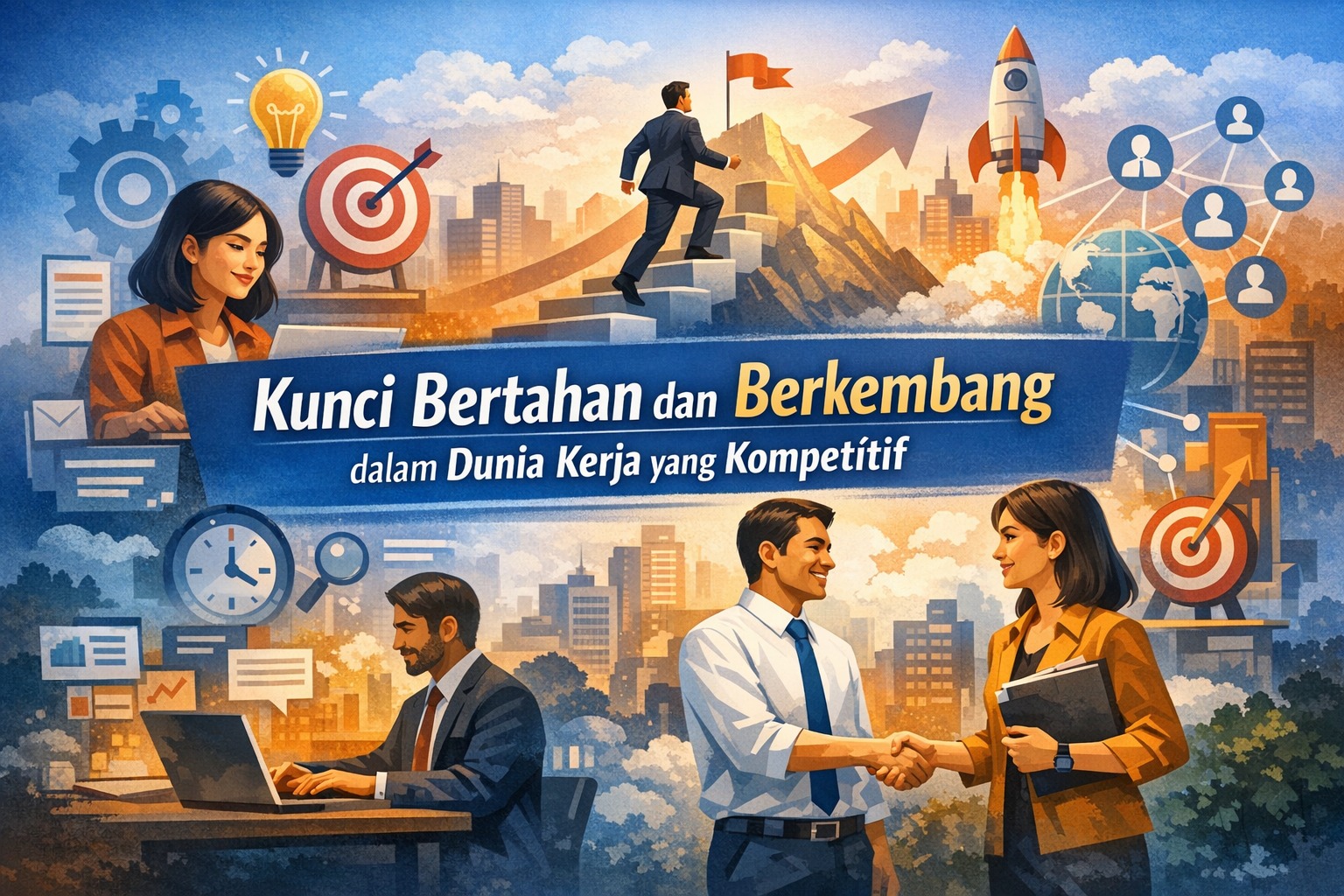 Kunci Bertahan dan Berkembang dalam Dunia Kerja yang Kompetitif