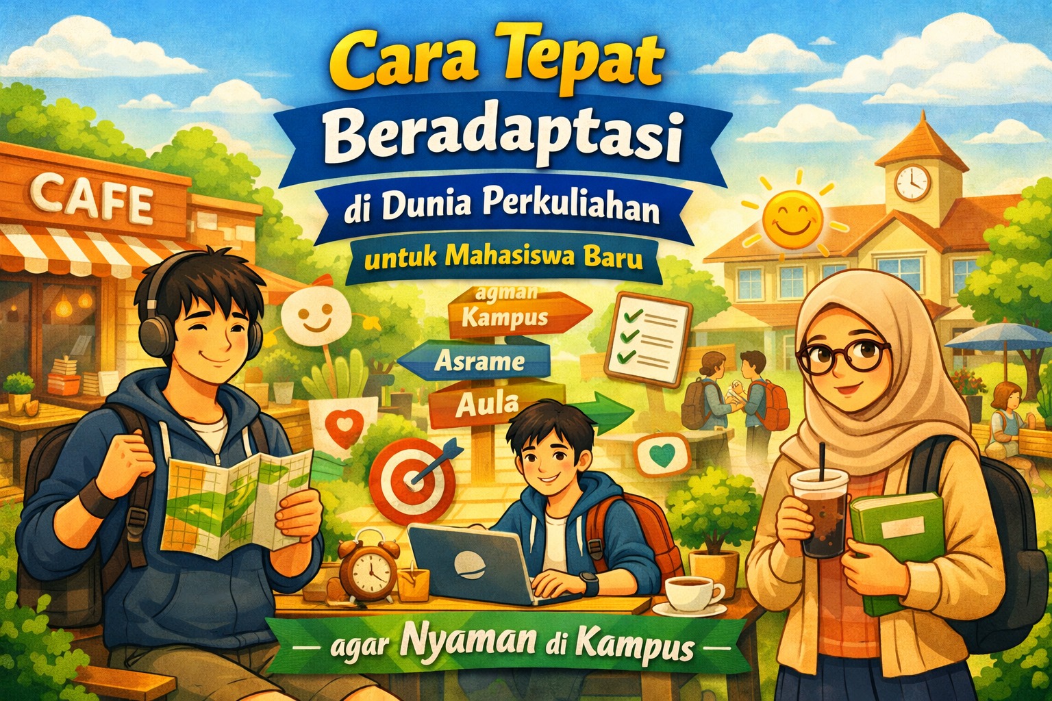 Cara Tepat Beradaptasi di Dunia Perkuliahan untuk Mahasiswa Baru agar Nyaman di Kampus