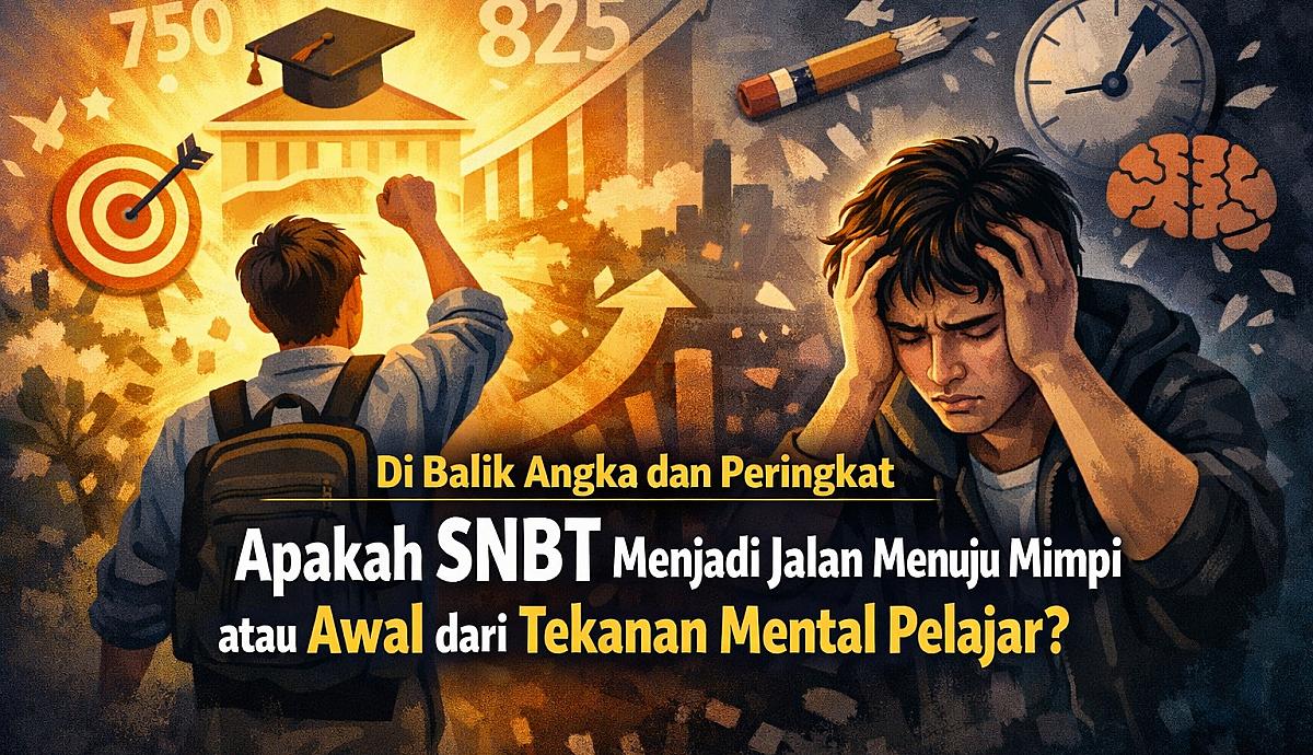 Di Balik Angka dan Peringkat, Apakah SNBT Menjadi Jalan Menuju Mimpi atau Awal dari Tekanan Mental Pelajar?