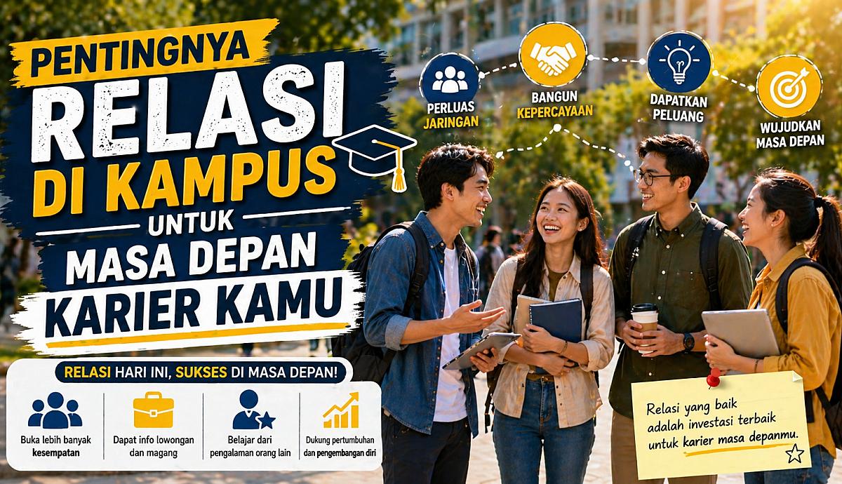 Pentingnya Relasi di Kampus untuk Masa Depan Karier Kamu