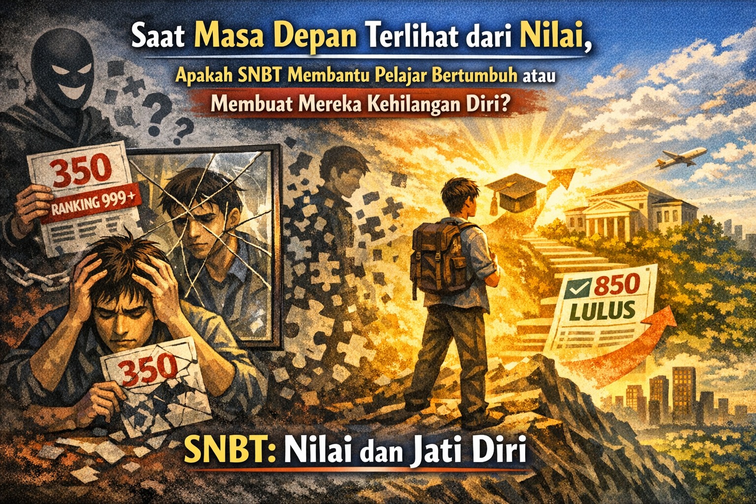 Saat Masa Depan Terlihat dari Nilai, Apakah SNBT Membantu Pelajar Bertumbuh atau Membuat Mereka Kehilangan Diri?