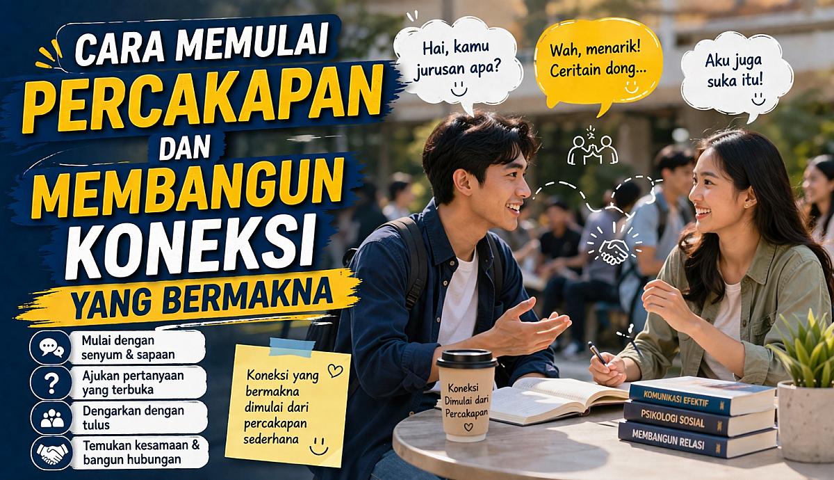 Cara memulai percakapan dan membangun koneksi yang bermakna