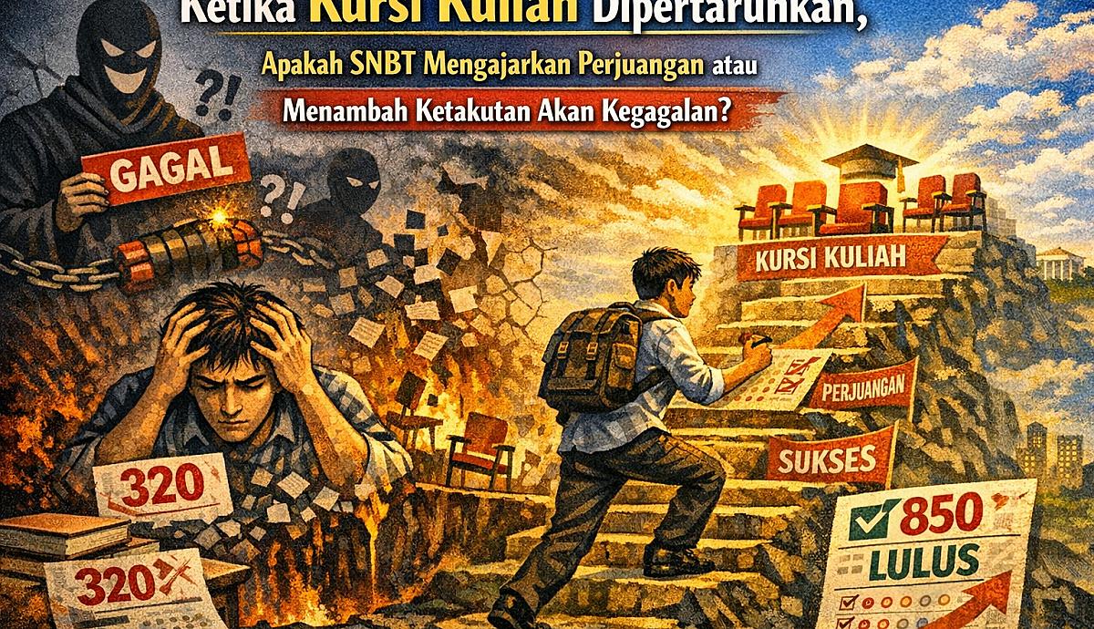 Ketika Kursi Kuliah Dipertaruhkan, Apakah SNBT Mengajarkan Perjuangan atau Menambah Ketakutan Akan Kegagalan?