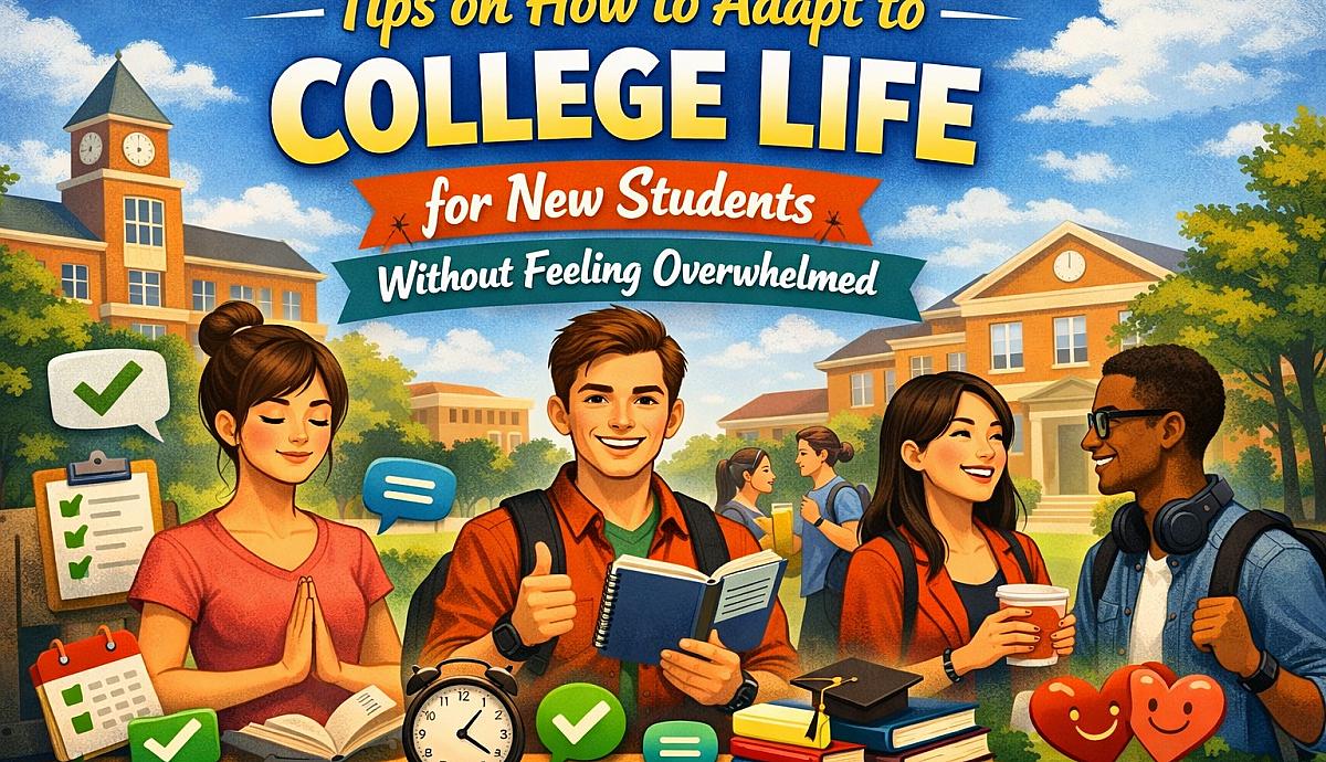 Tips on How to Adapt to College Life for New Students Without Feeling Overwhelmed