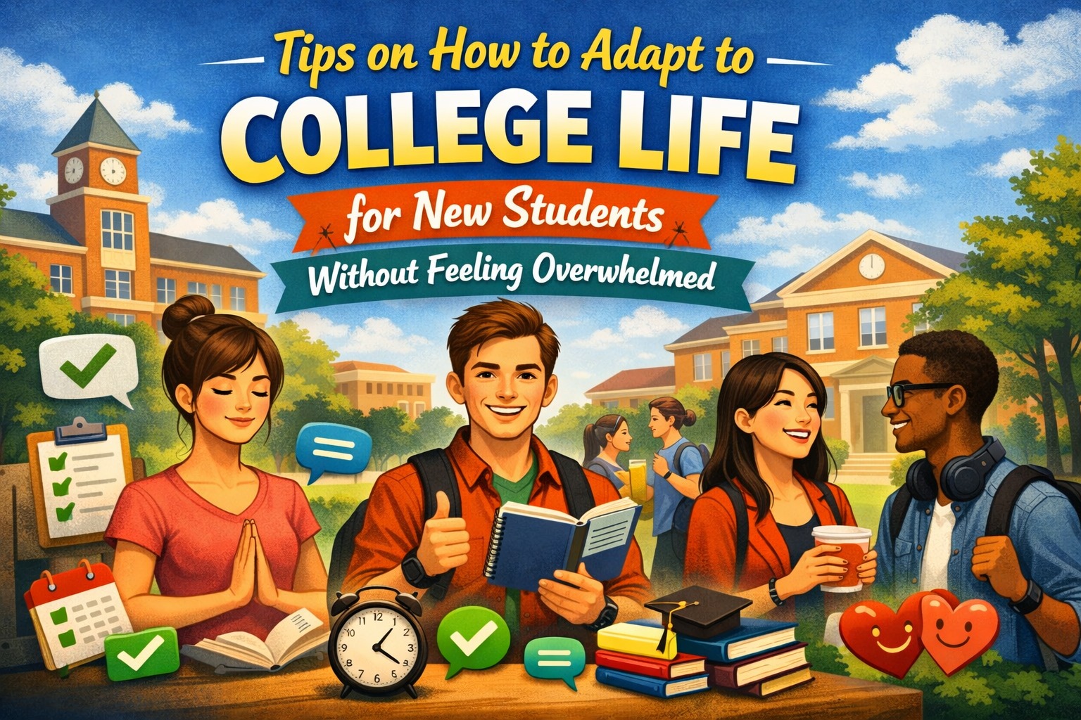 Tips on How to Adapt to College Life for New Students Without Feeling Overwhelmed
