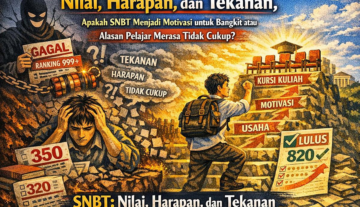 Nilai, Harapan, dan Tekanan, Apakah SNBT Menjadi Motivasi untuk Bangkit atau Alasan Pelajar Merasa Tidak Cukup?