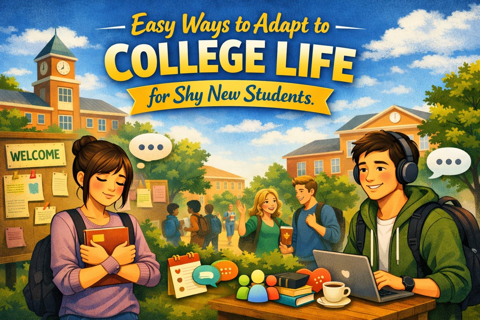 Easy Ways to Adapt to College Life for Shy New Students