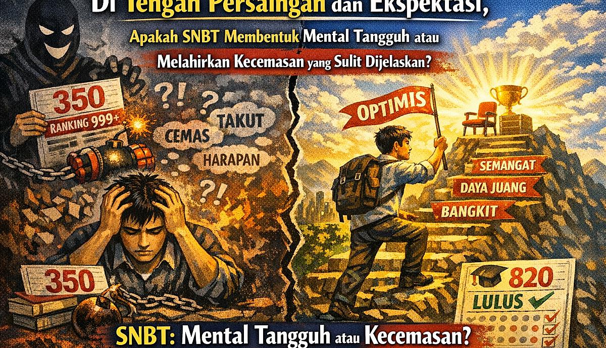 Di Tengah Persaingan dan Ekspektasi, Apakah SNBT Membentuk Mental Tangguh atau Melahirkan Kecemasan yang Sulit Dijelaskan?