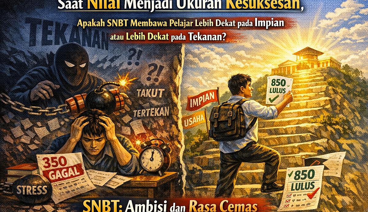 Saat Nilai Menjadi Ukuran Kesuksesan, Apakah SNBT Membawa Pelajar Lebih Dekat pada Impian atau Lebih Dekat pada Tekanan?