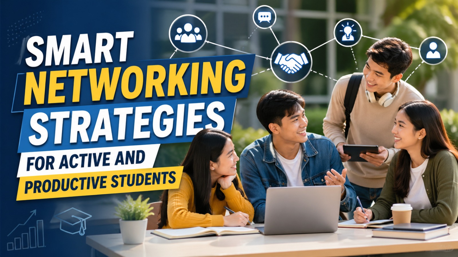 Smart networking strategies for active and productive students