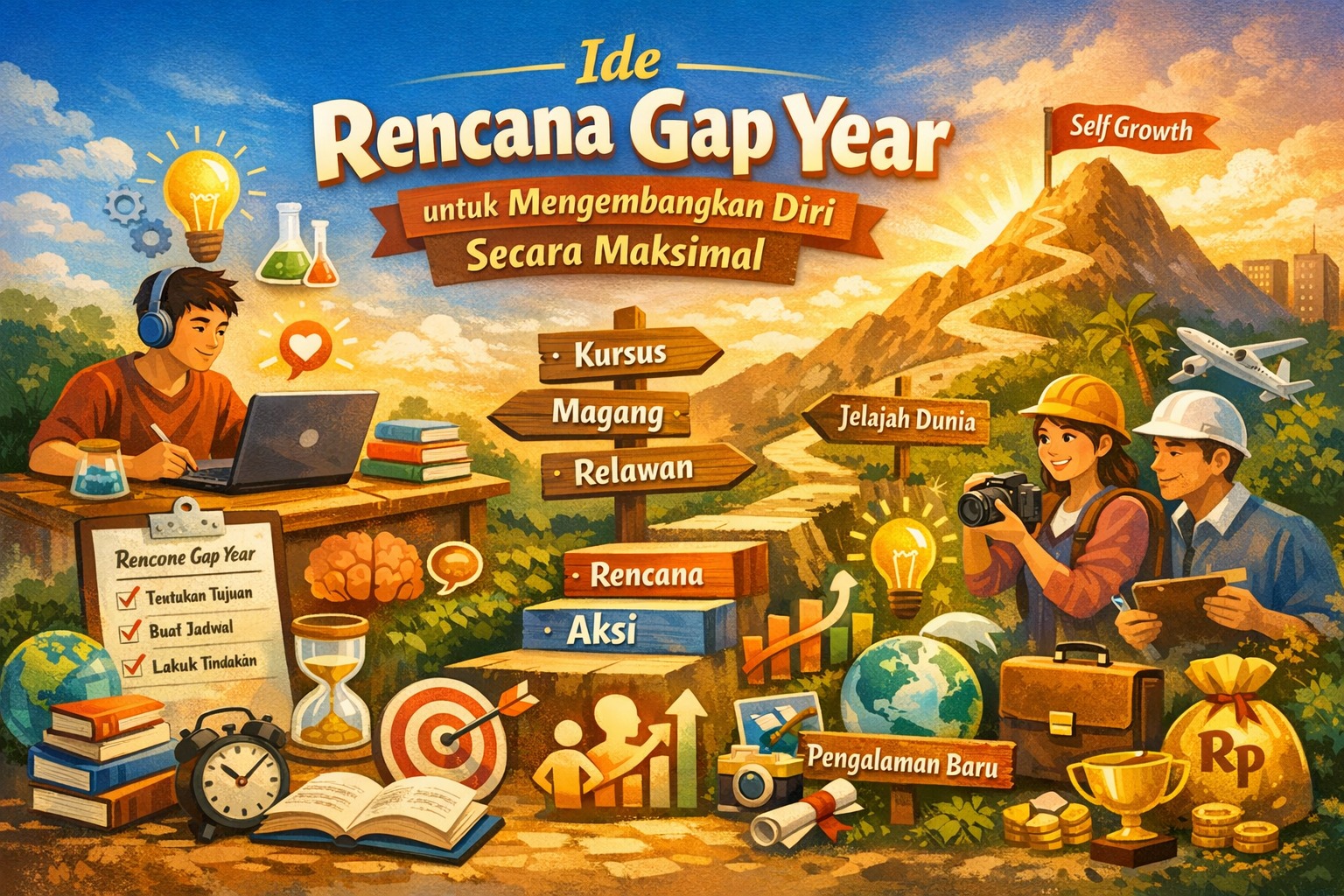 Ide Rencana Gap Year untuk Mengembangkan Diri Secara Maksimal