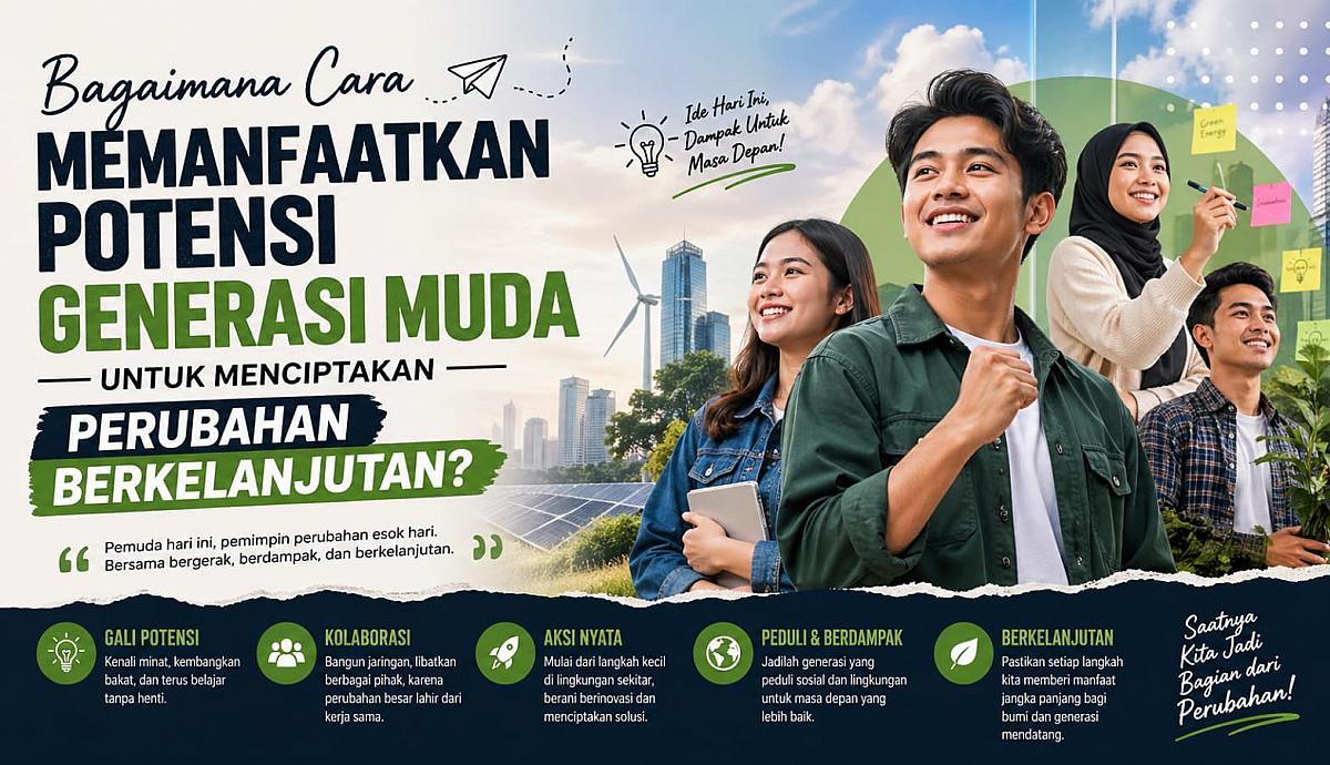 Bagaimana Cara Memanfaatkan Potensi Generasi Muda untuk Menciptakan Perubahan Berkelanjutan?
