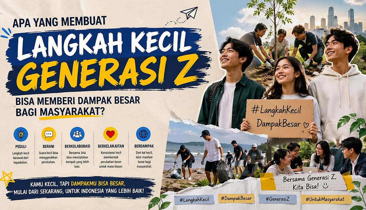 Apa yang Membuat Langkah Kecil Generasi Z Bisa Memberi Dampak Besar bagi Masyarakat?