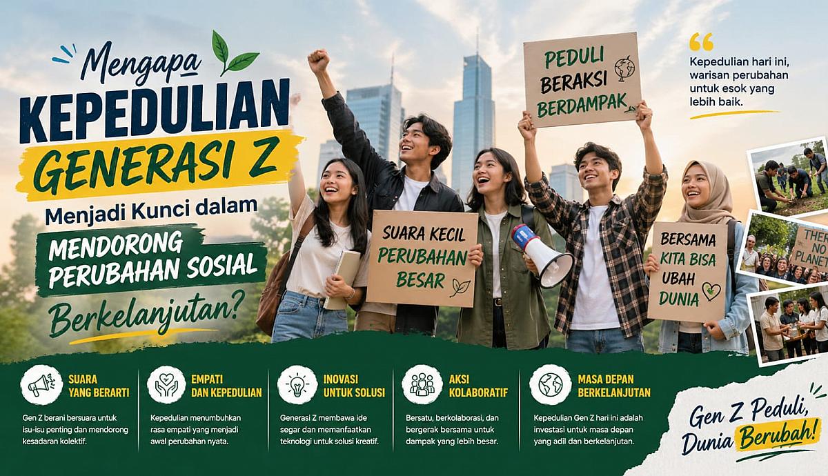 Mengapa Kepedulian Generasi Z Menjadi Kunci dalam Mendorong Perubahan Sosial Berkelanjutan?