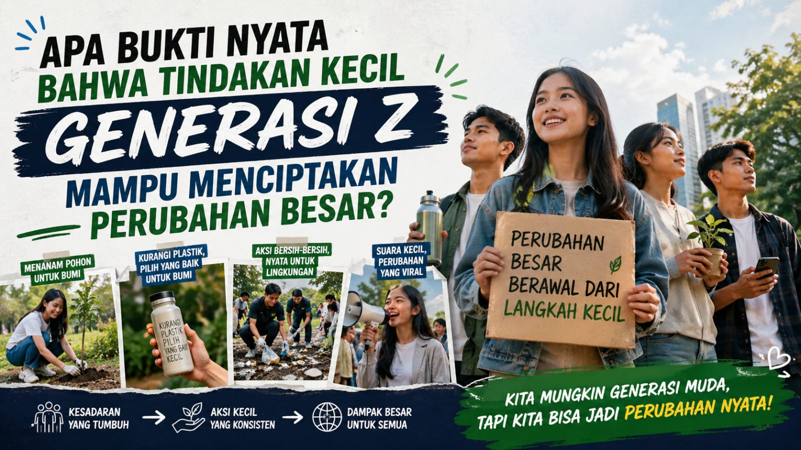 Apa Bukti Nyata Bahwa Tindakan Kecil Generasi Z Mampu Menciptakan Perubahan Besar?