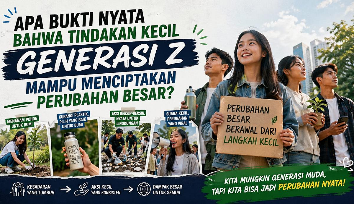 Apa Bukti Nyata Bahwa Tindakan Kecil Generasi Z Mampu Menciptakan Perubahan Besar?