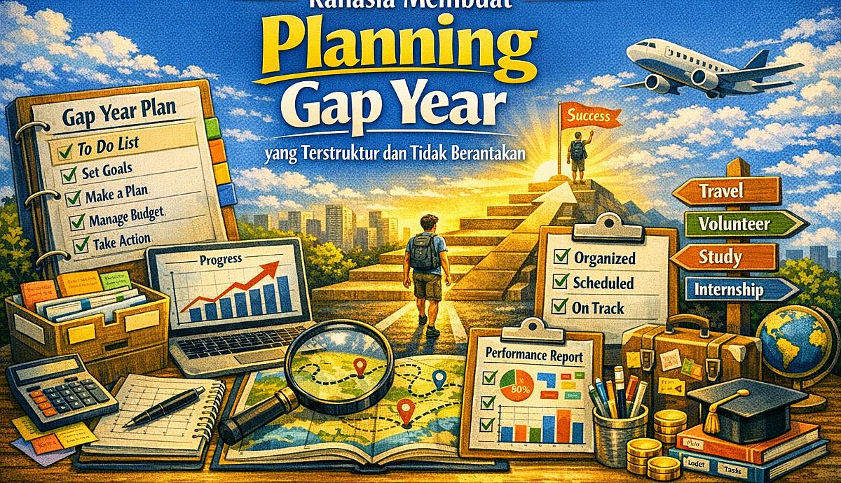 Rahasia Membuat Planning Gap Year yang Terstruktur dan Tidak Berantakan