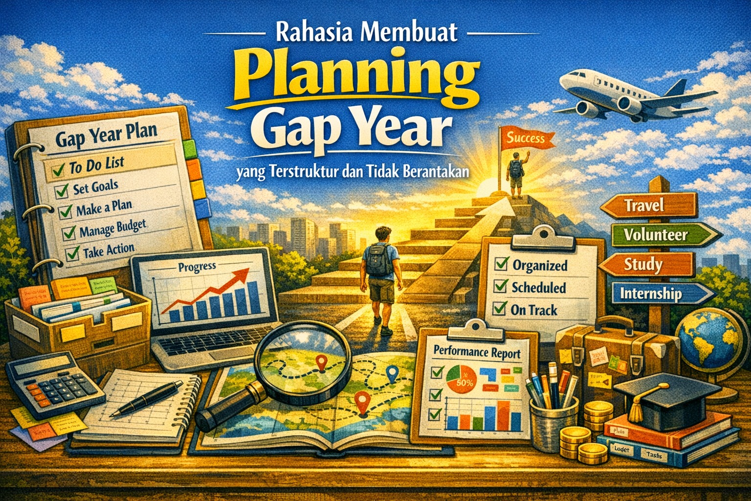 Rahasia Membuat Planning Gap Year yang Terstruktur dan Tidak Berantakan