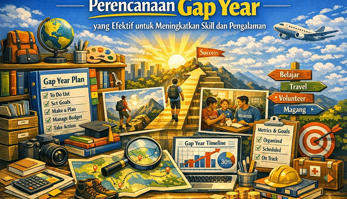 Perencanaan Gap Year yang Efektif untuk Meningkatkan Skill dan Pengalaman