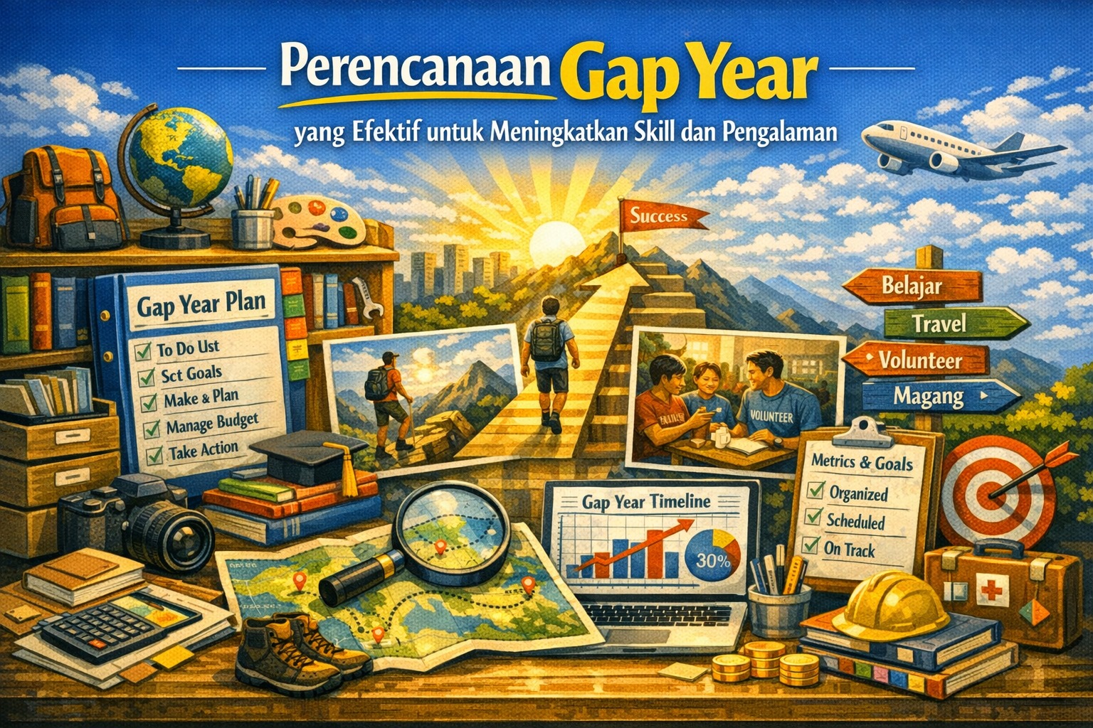 Perencanaan Gap Year yang Efektif untuk Meningkatkan Skill dan Pengalaman