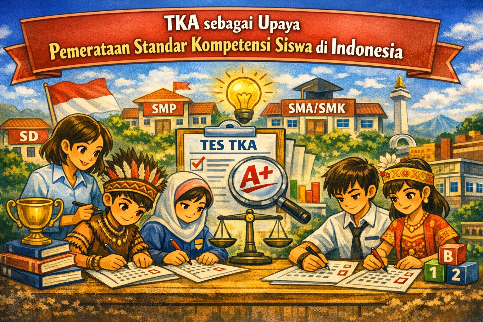 TKA sebagai Upaya Pemerataan Standar Kompetensi Siswa di Indonesia
