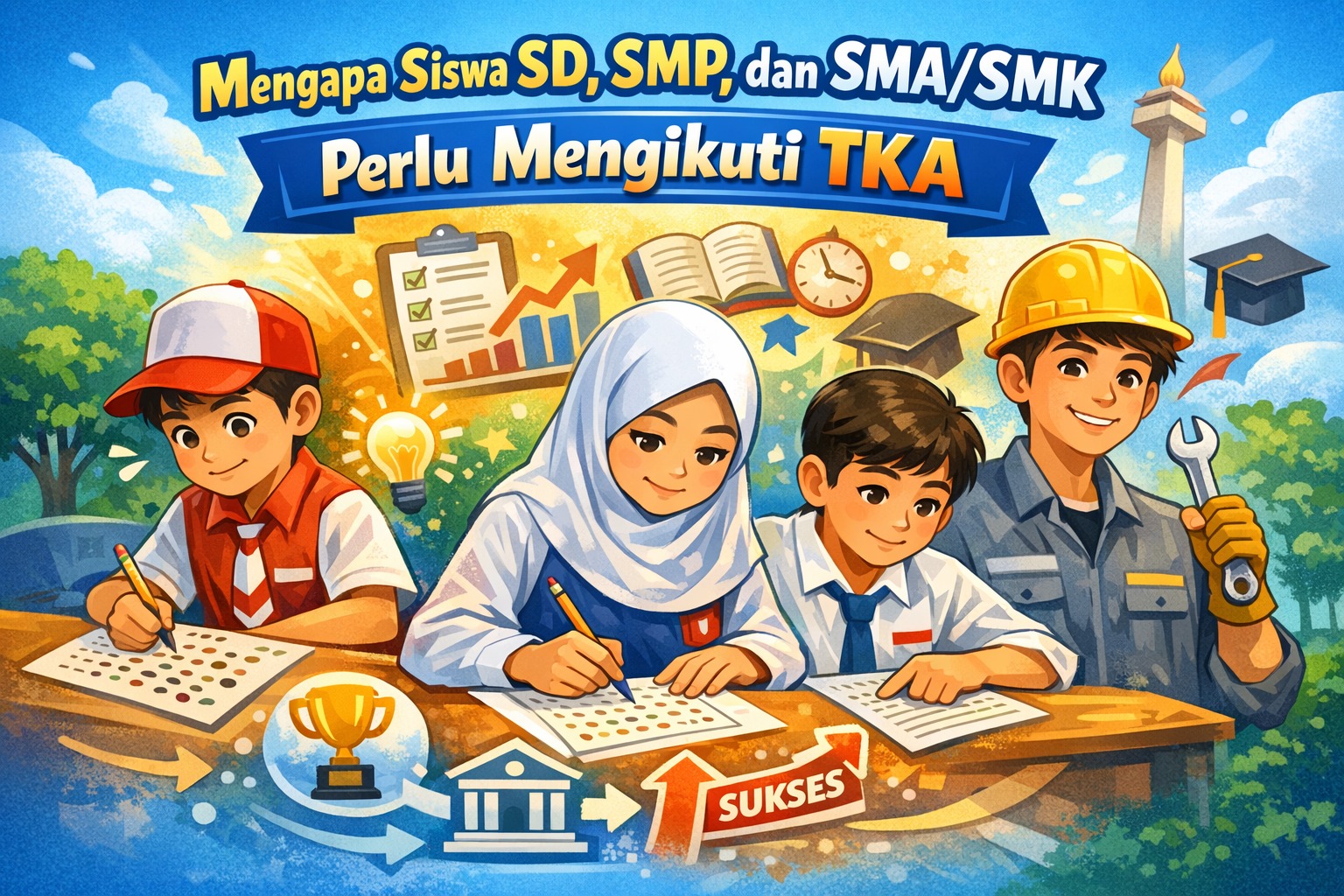 Mengapa Siswa SD SMP dan SMA SMK Perlu Mengikuti TKA
