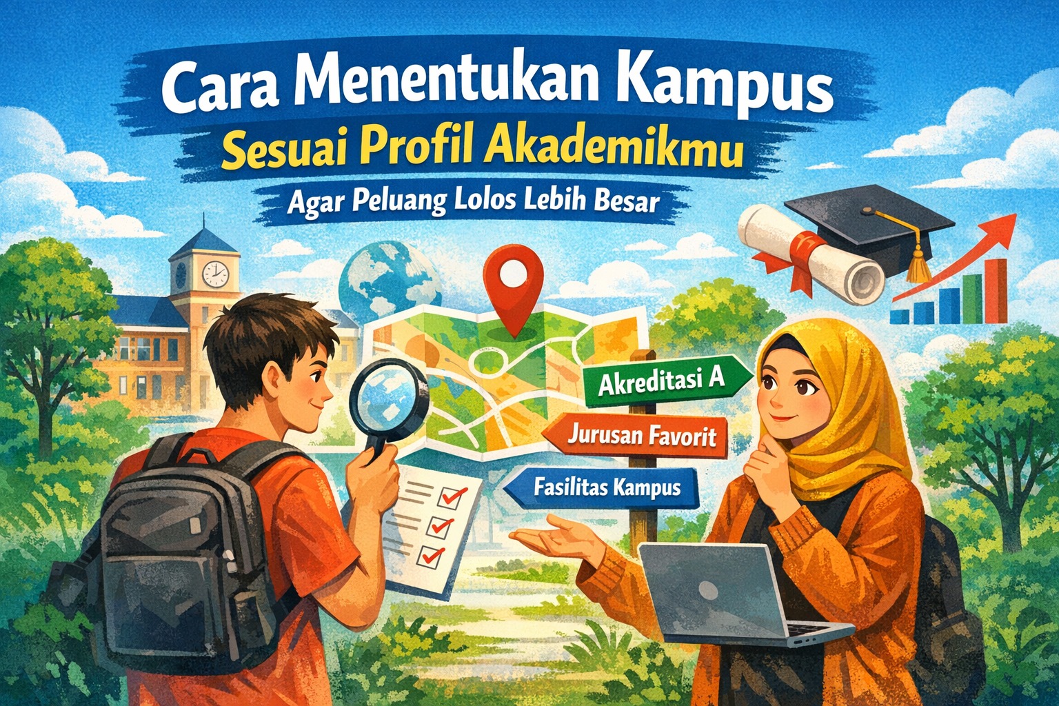 Cara Menentukan Kampus Sesuai Profil Akademikmu Agar Peluang Lolos Lebih Besar