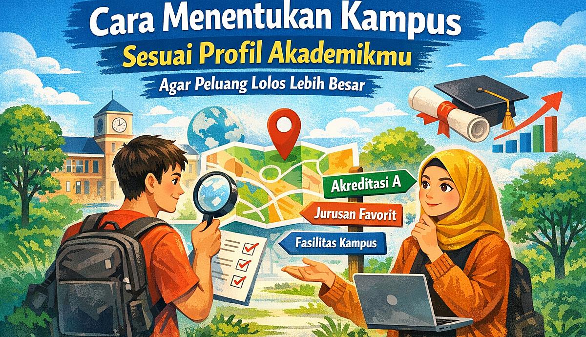 Cara Menentukan Kampus Sesuai Profil Akademikmu Agar Peluang Lolos Lebih Besar
