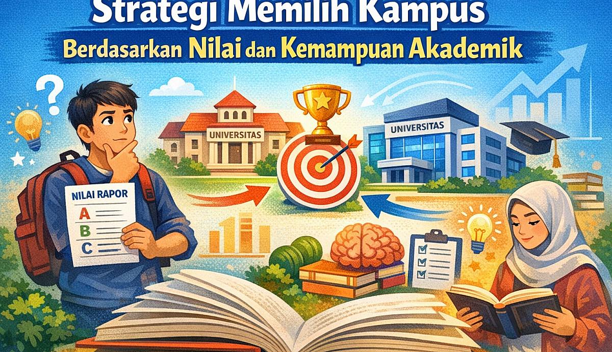 Strategi Memilih Kampus Berdasarkan Nilai dan Kemampuan Akademik
