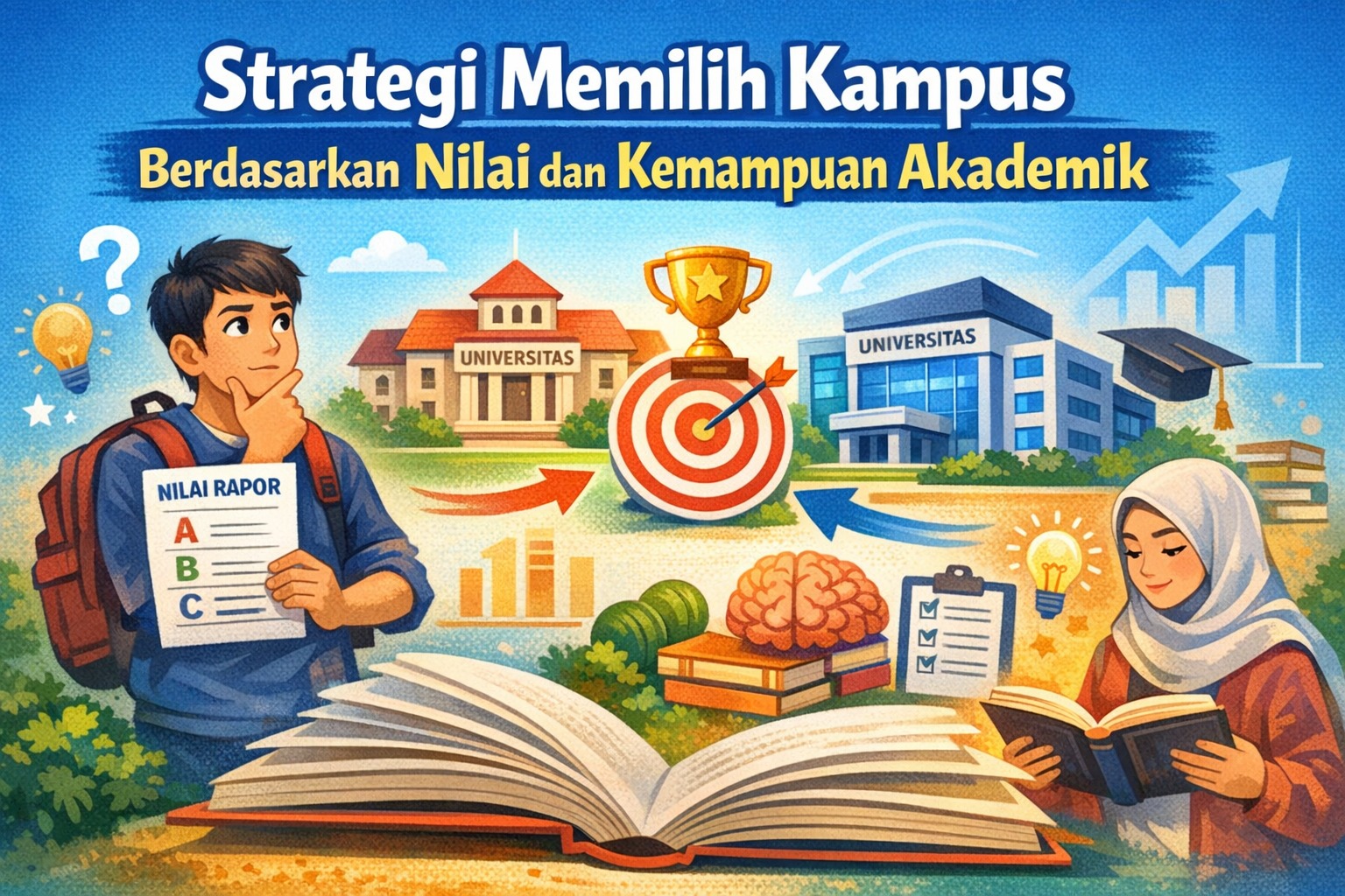 Strategi Memilih Kampus Berdasarkan Nilai dan Kemampuan Akademik