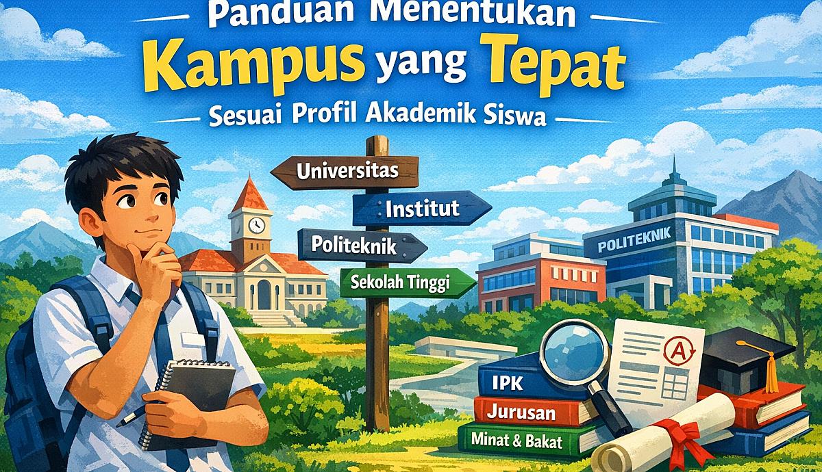 Panduan Menentukan Kampus yang Tepat Sesuai Profil Akademik Siswa