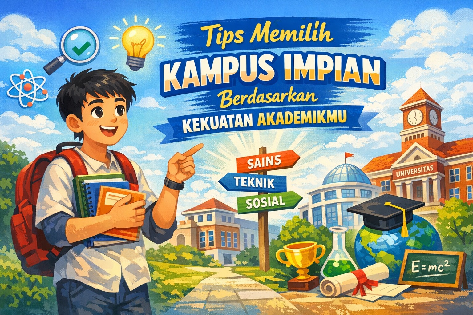 Tips Memilih Kampus Impian Berdasarkan Kekuatan Akademikmu