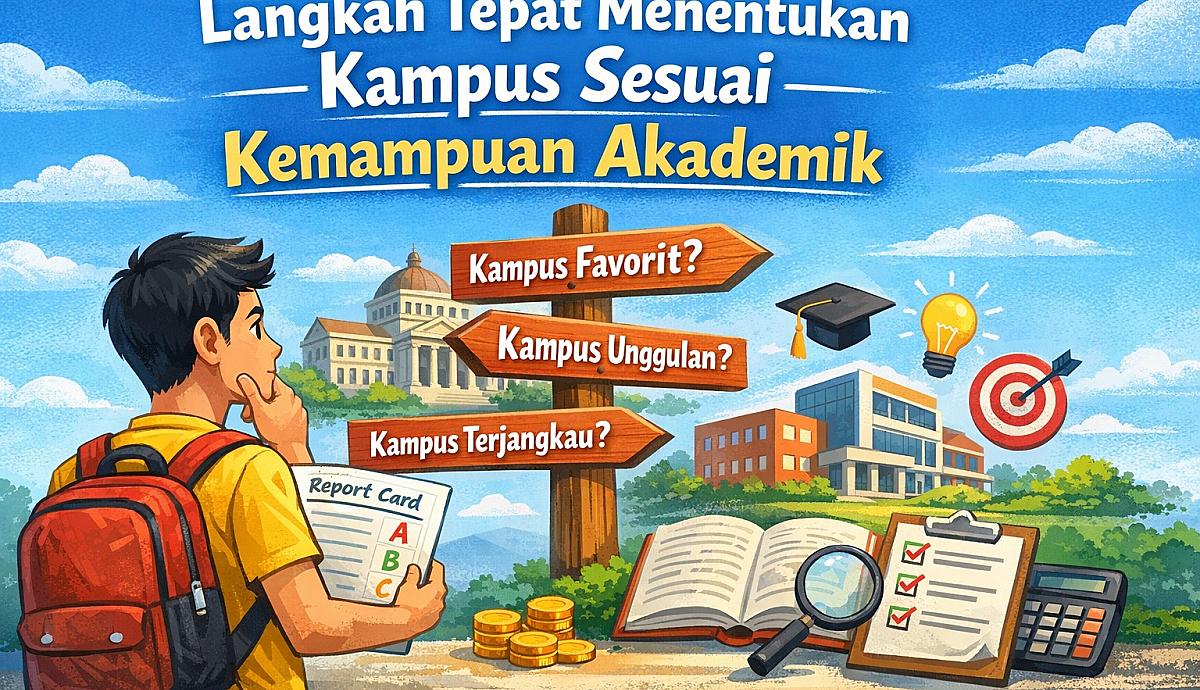 Langkah Tepat Menentukan Kampus Sesuai Kemampuan Akademik