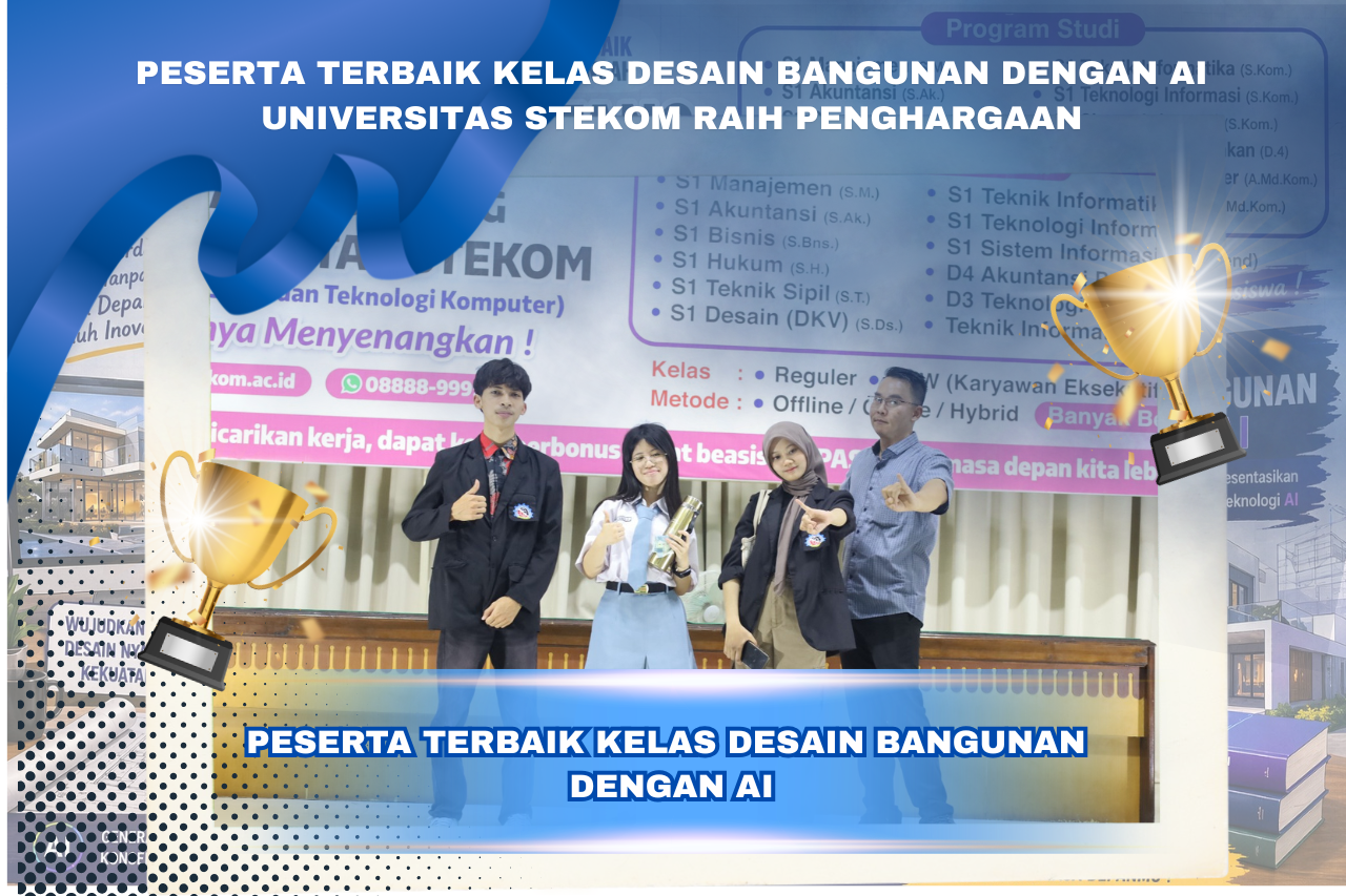 Pelatihan Peningkatan Kompetensi Siswa Kelas Desain Bangunan dengan AI di Universitas STEKOM Semarang Bersama SMK PL TARCISIUS, SMAN 2 MRANGGEN, dan SMK TLOGOSARI Semarang