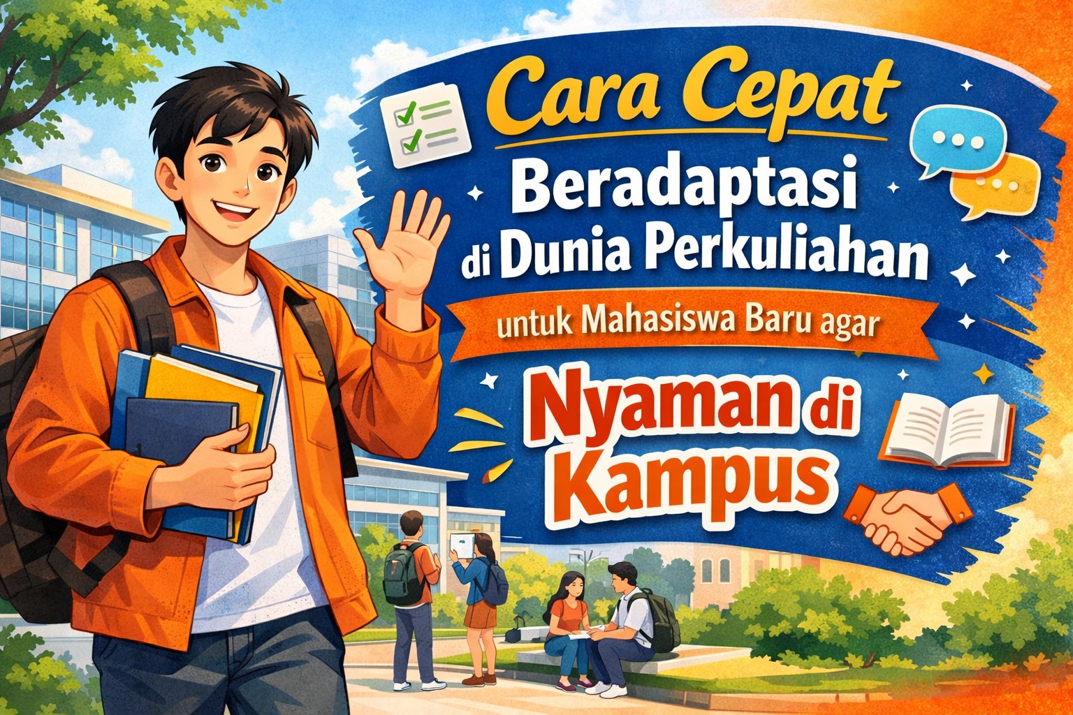 Cara Cepat Beradaptasi di Dunia Perkuliahan untuk Mahasiswa Baru agar Nyaman di Kampus
