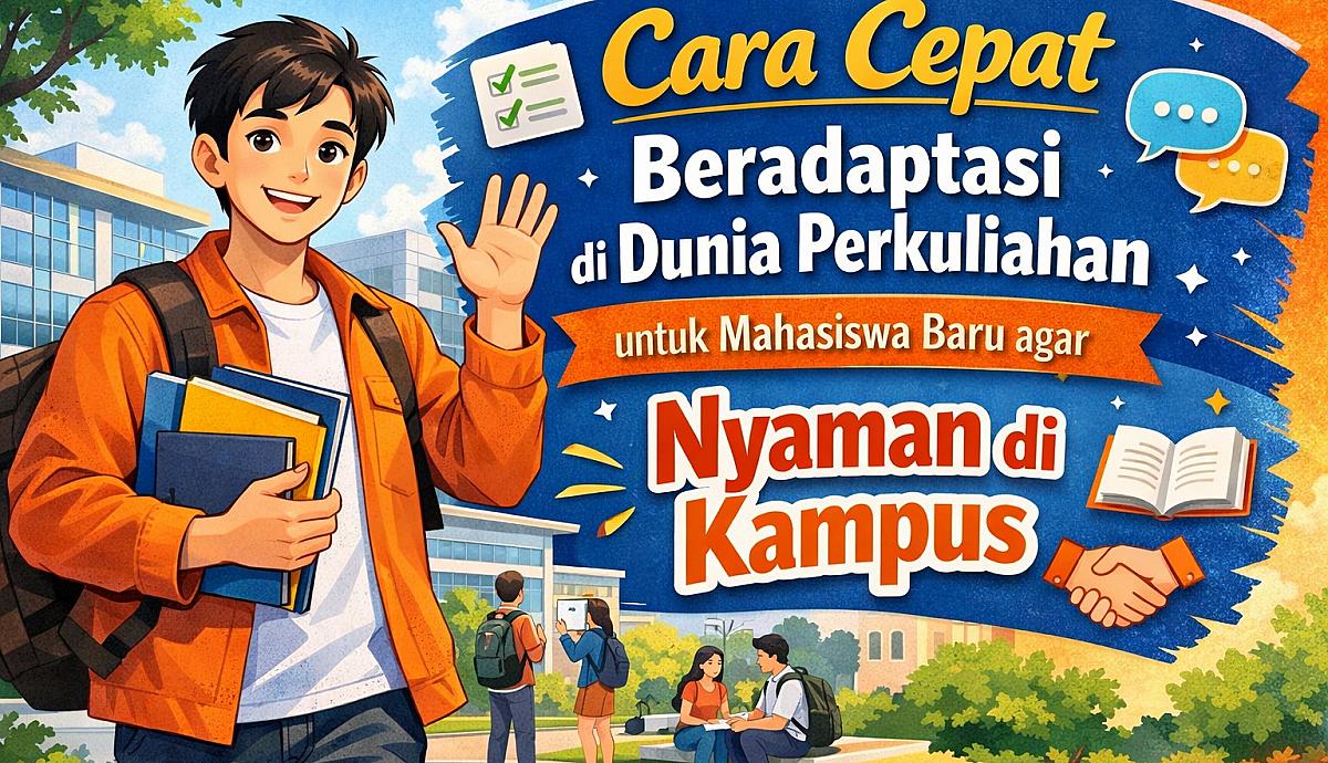 Cara Cepat Beradaptasi di Dunia Perkuliahan untuk Mahasiswa Baru agar Nyaman di Kampus