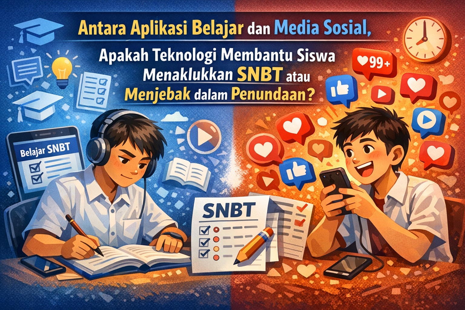 Teknologi di Balik Meja Belajar, Apakah Ini Solusi Cerdas untuk SNBT atau Awal dari Distraksi yang Tidak Disadari?