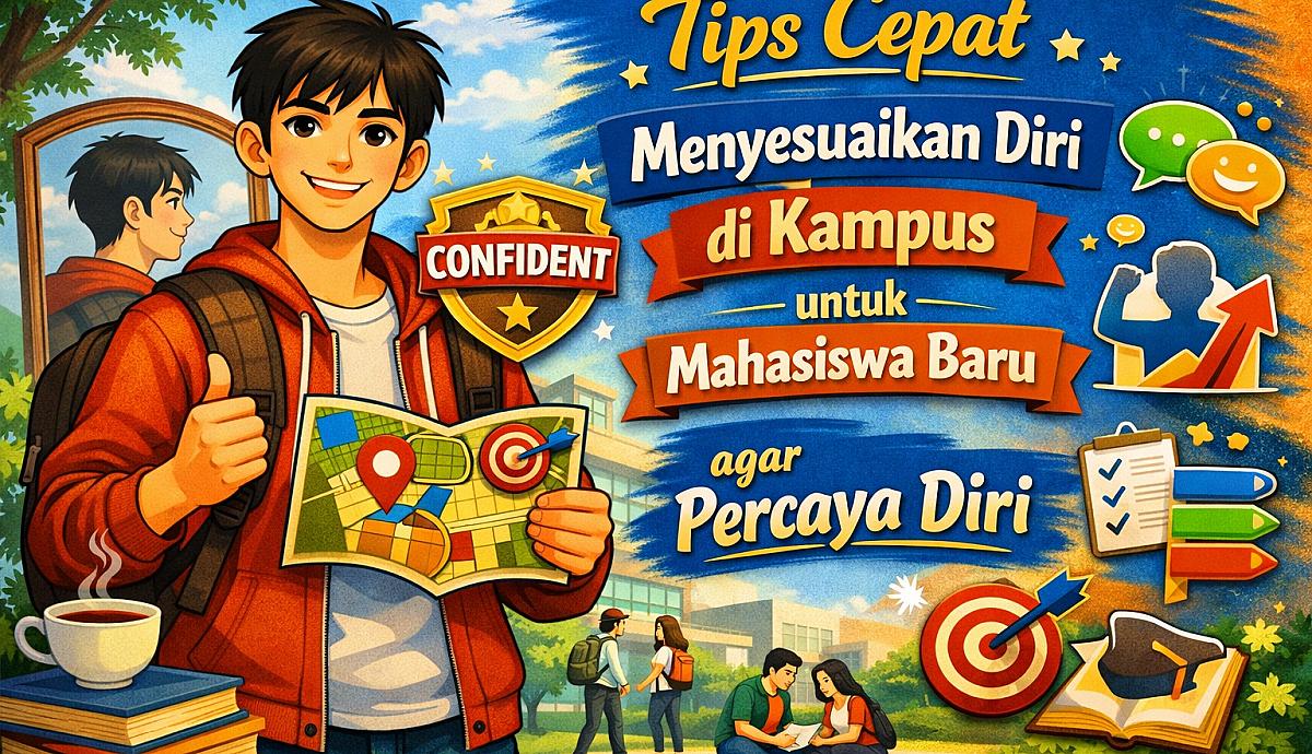 Tips Cepat Menyesuaikan Diri di Kampus untuk Mahasiswa Baru agar Percaya Diri