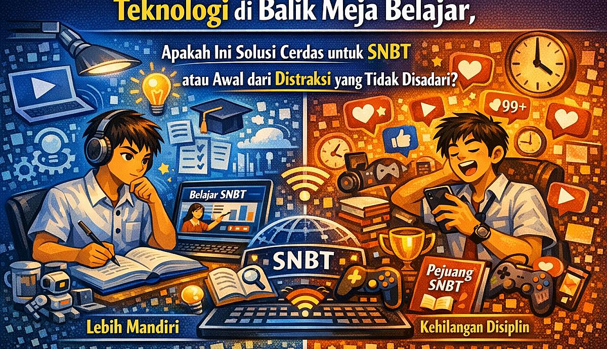 Teknologi di Balik Meja Belajar, Apakah Ini Solusi Cerdas untuk SNBT atau Awal dari Distraksi yang Tidak Disadari?