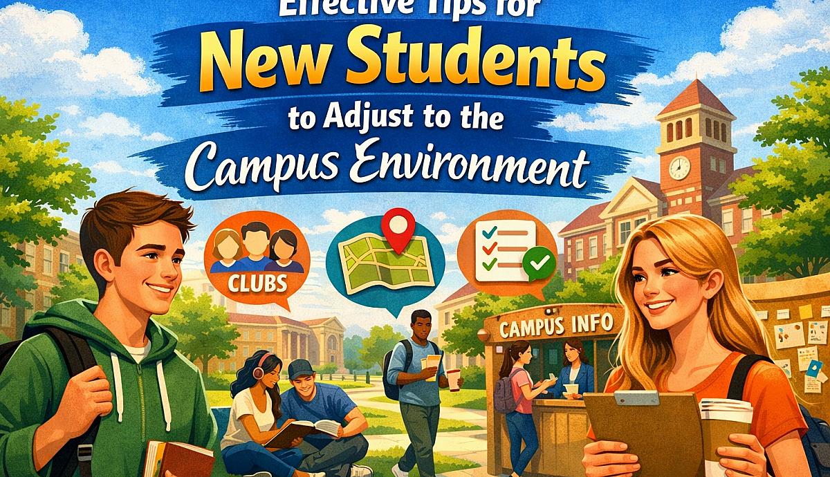 Effective Tips for New Students to Adjust to the Campus Environment