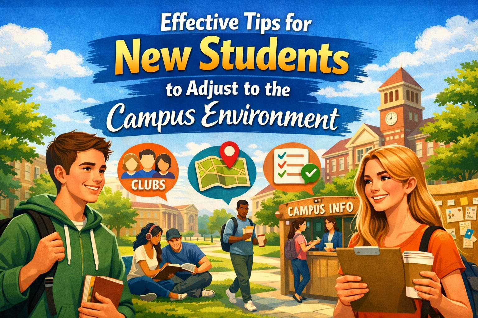 Effective Tips for New Students to Adjust to the Campus Environment