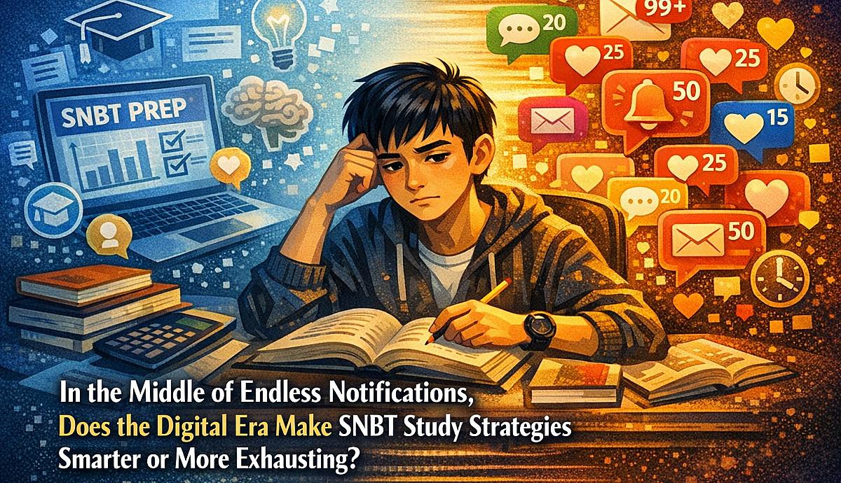 IN THE MIDDLE OF ENDLESS NOTIFICATIONS, DOES THE DIGITAL ERA MAKE SNBT STUDY STRATEGIES SMARTER OR MORE EXHAUSTING?